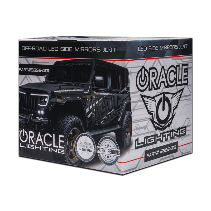 Oracle | ORACLE Lighting LED Off-Road Side Mirrors for Jeep Wrangler JL / Gladiator JT