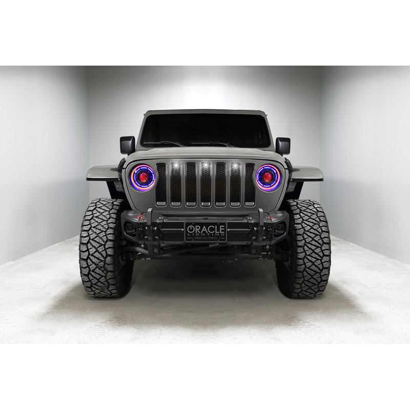 Oracle | Pre-Runner Style White LED Grill Kit - Wrangler (4xe) / Wrangler (JL) 2018-2022