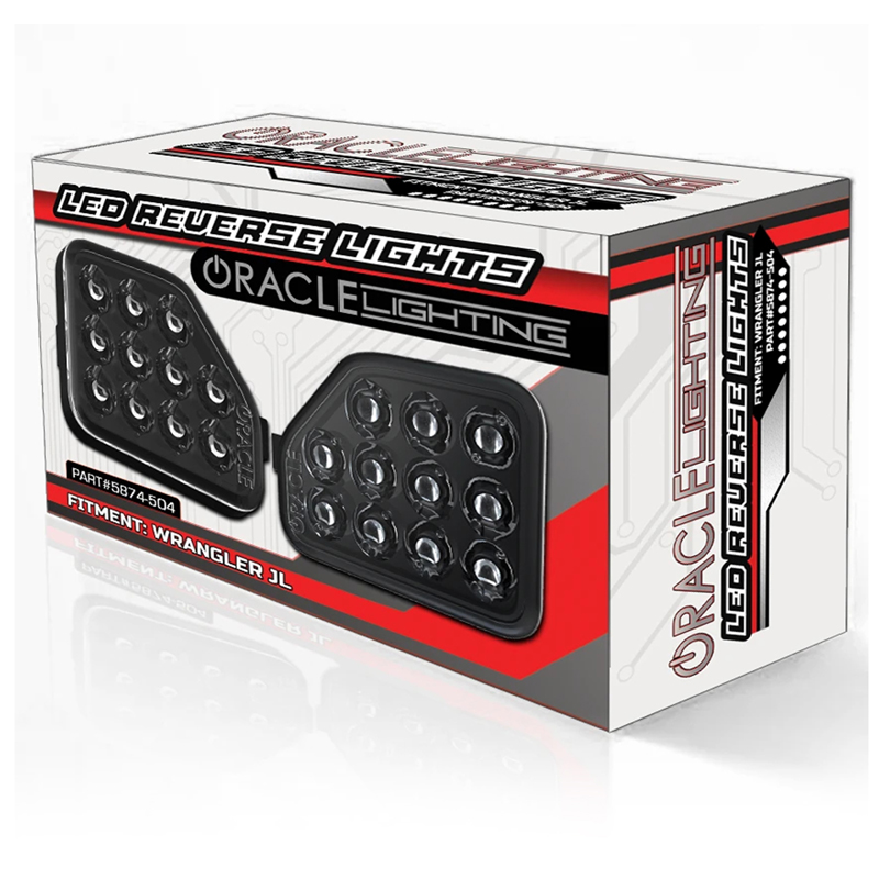 Oracle | Rear Bumper LED Reverse Lights - Wrangler (4xe) / Wrangler (JL) 2018-2022