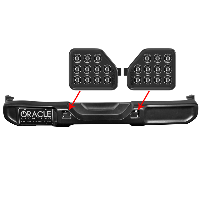 Oracle | Rear Bumper LED Reverse Lights - Wrangler (4xe) / Wrangler (JL) 2018-2022