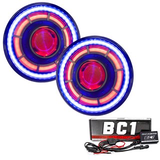 Oracle | ORACLE OculusTM 7" ColorSHIFT Bi-LED Projector Headlights for Jeep Wrangler JK - Wrangler (JK) 2007-2018