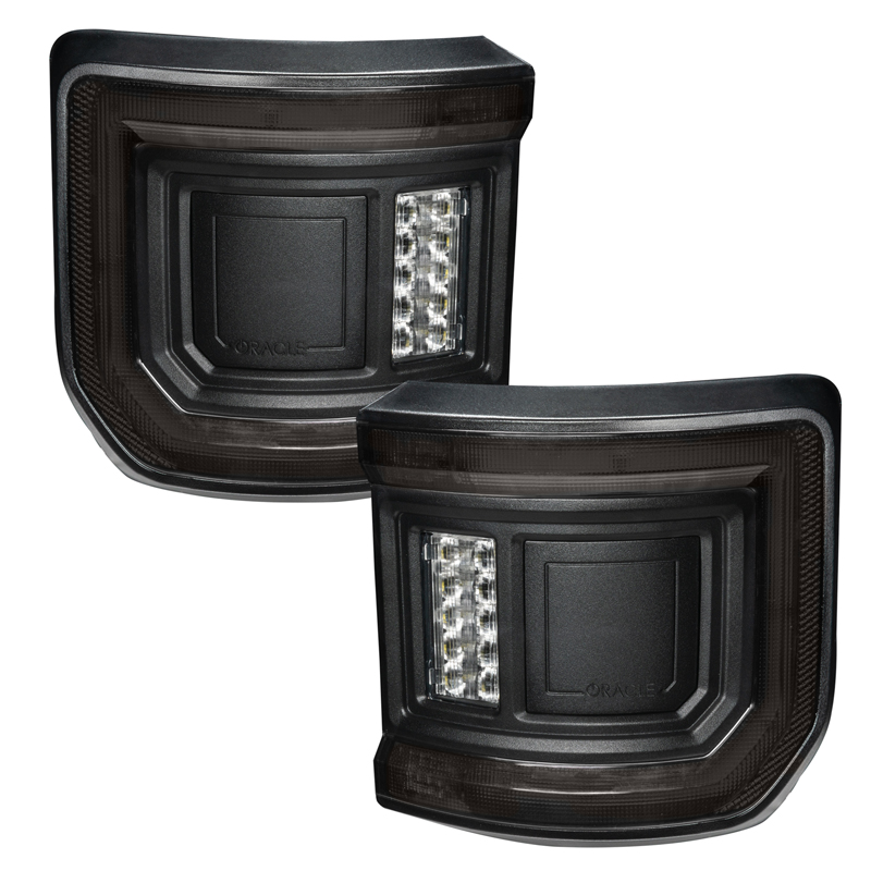 Oracle | ORACLE Lighting Black Series Flush Mount LED Tail Lights for Jeep Gladiator JT - Gladiator 2020-2023 Oracle Lighting...