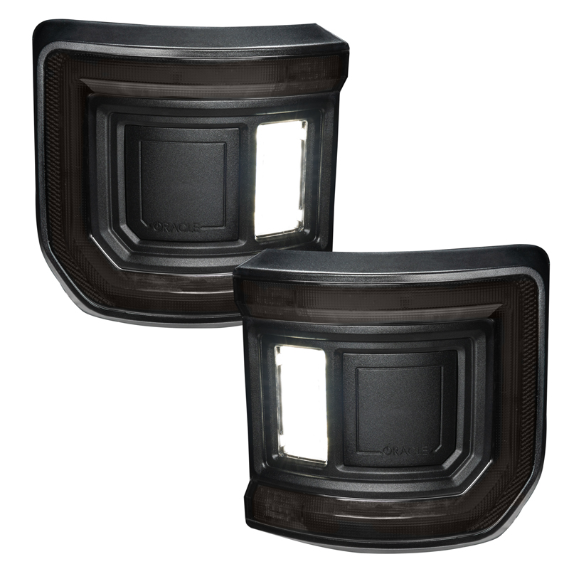 Oracle | ORACLE Lighting Black Series Flush Mount LED Tail Lights for Jeep Gladiator JT - Gladiator 2020-2023 Oracle Lighting...