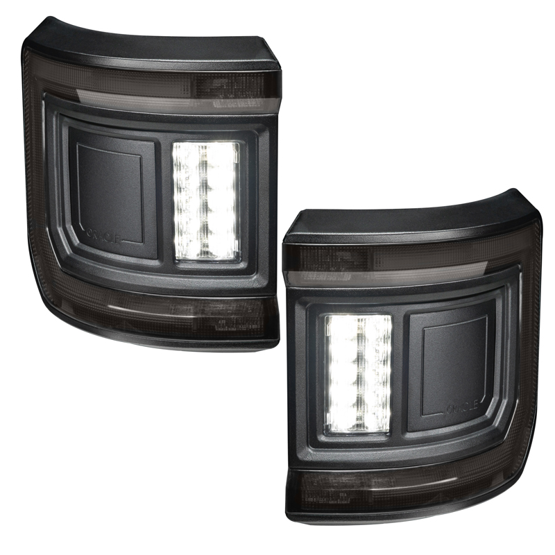 Oracle | ORACLE Lighting Black Series Flush Mount LED Tail Lights for Jeep Gladiator JT - Gladiator 2020-2023 Oracle Lighting...