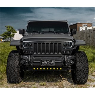 Oracle | Skid Plate w/ Integrated LED Emitters - Clear Lens - Gladiator / Wrangler (4xe) / Wrangler (JL) 2018-2022