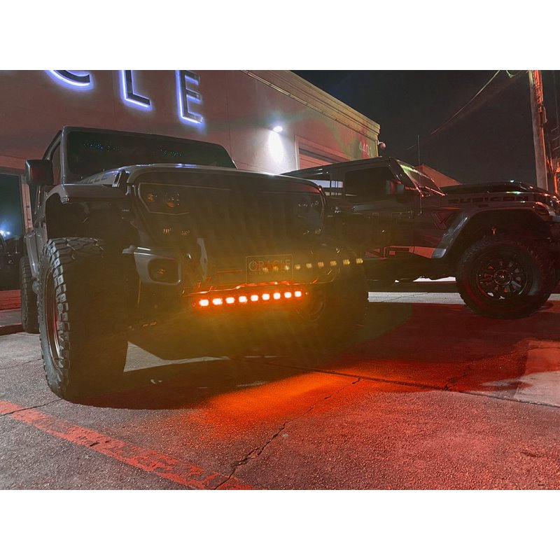 Oracle | Skid Plate w/ Integrated LEDs for Jeep Wrangler JL and Gladiator JT - Amber Lens Oracle Lighting Armor & Protection