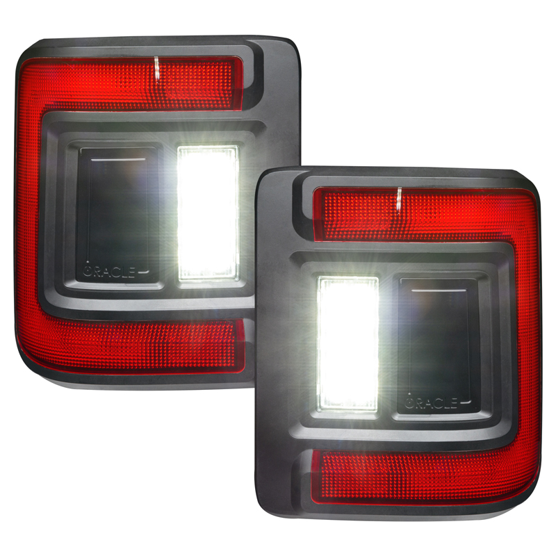 Oracle | Flush Mount LED Tail Lights for Jeep Wrangler JL - Wrangler (4xe) / Wrangler (JL) 2018-2022 Oracle Lighting Tail Lights