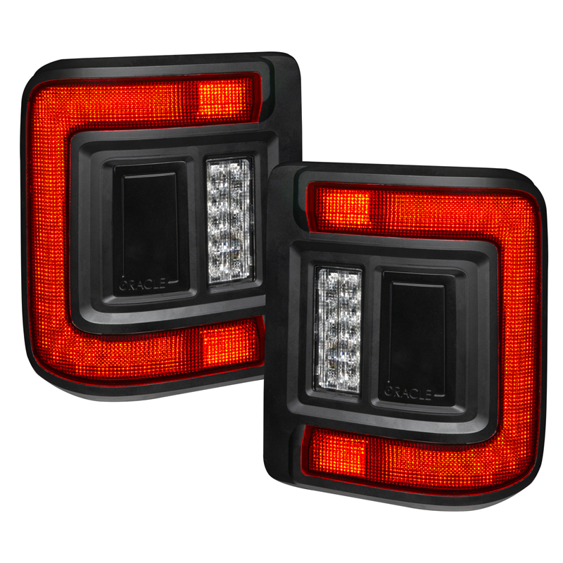 Oracle | Flush Mount LED Tail Lights for Jeep Wrangler JL - Wrangler (4xe) / Wrangler (JL) 2018-2022 Oracle Lighting Tail Lights