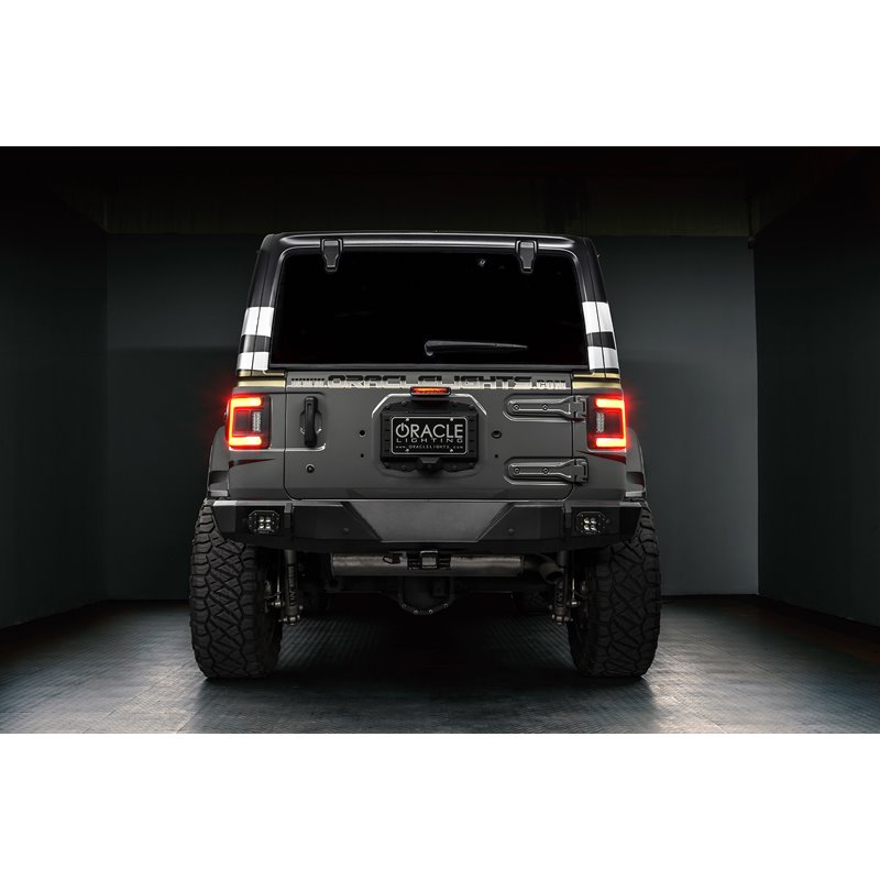 Oracle | ORACLE Lighting Black Series Flush Mount LED Tail Lights for Jeep Wrangler JL Oracle Lighting Tail Lights
