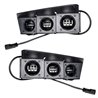 Oracle | ORACLE Lighting 2021-2022 Ford Bronco Triple LED Fog Light Kit for Steel Bumper - Bronco 2021-2022 Oracle Lighting F...
