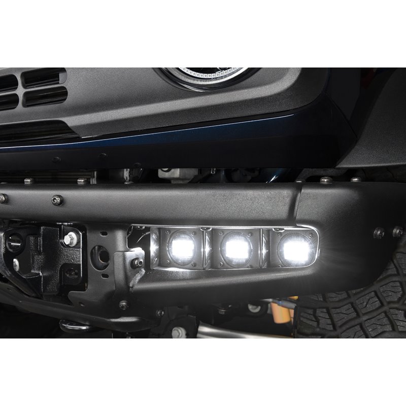 Oracle | ORACLE Lighting 2021-2022 Ford Bronco Triple LED Fog Light Kit for Steel Bumper - Bronco 2021-2022 Oracle Lighting F...