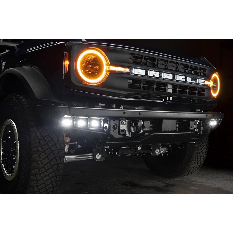 Oracle | ORACLE Lighting 2021-2022 Ford Bronco Triple LED Fog Light Kit for Steel Bumper - Bronco 2021-2022 Oracle Lighting F...