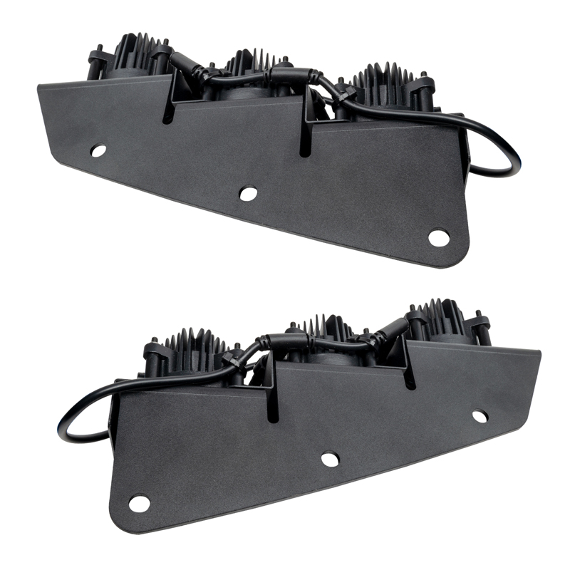 Oracle | ORACLE Lighting 2021-2022 Ford Bronco Triple LED Fog Light Kit for Steel Bumper - Bronco 2021-2022