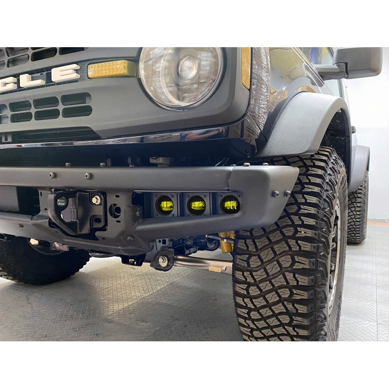 Oracle | ORACLE Lighting 2021-2022 Ford Bronco Triple LED Fog Light Kit for Steel Bumper - Bronco 2021-2022