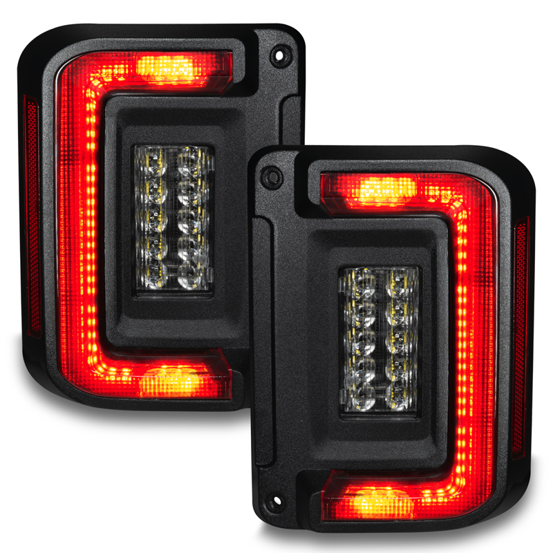 Oracle | ORACLE Lighting Flush Mount LED Tail Lights for Jeep Wrangler JK - Wrangler (JK) / Wrangler (JL) 2007-2018 Oracle Li...
