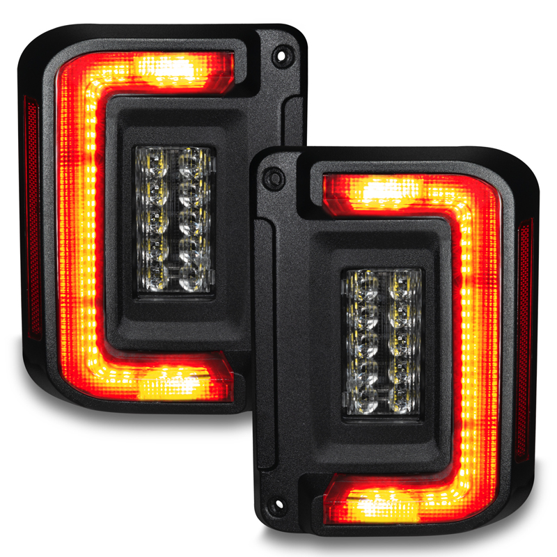 Oracle | ORACLE Lighting Flush Mount LED Tail Lights for Jeep Wrangler JK - Wrangler (JK) / Wrangler (JL) 2007-2018 Oracle Li...