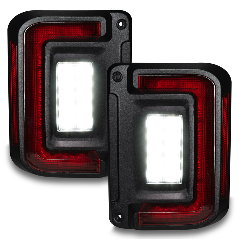Oracle | ORACLE Lighting Flush Mount LED Tail Lights for Jeep Wrangler JK - Wrangler (JK) / Wrangler (JL) 2007-2018 Oracle Li...