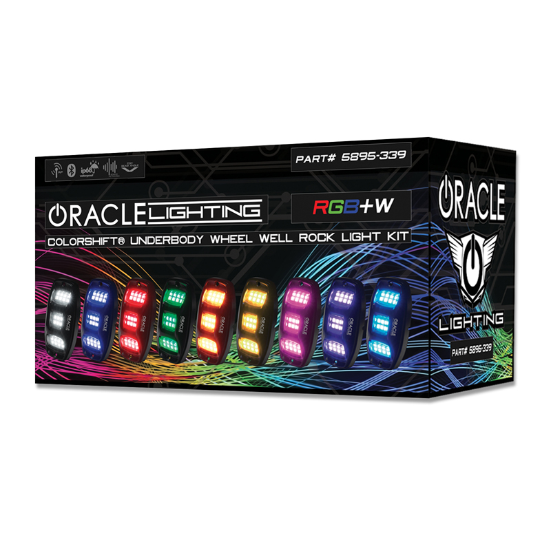 Oracle | ORACLE Lighting ColorSHIFT RGB+W Underbody Wheel Well Rock Light Kit (4 PCS)