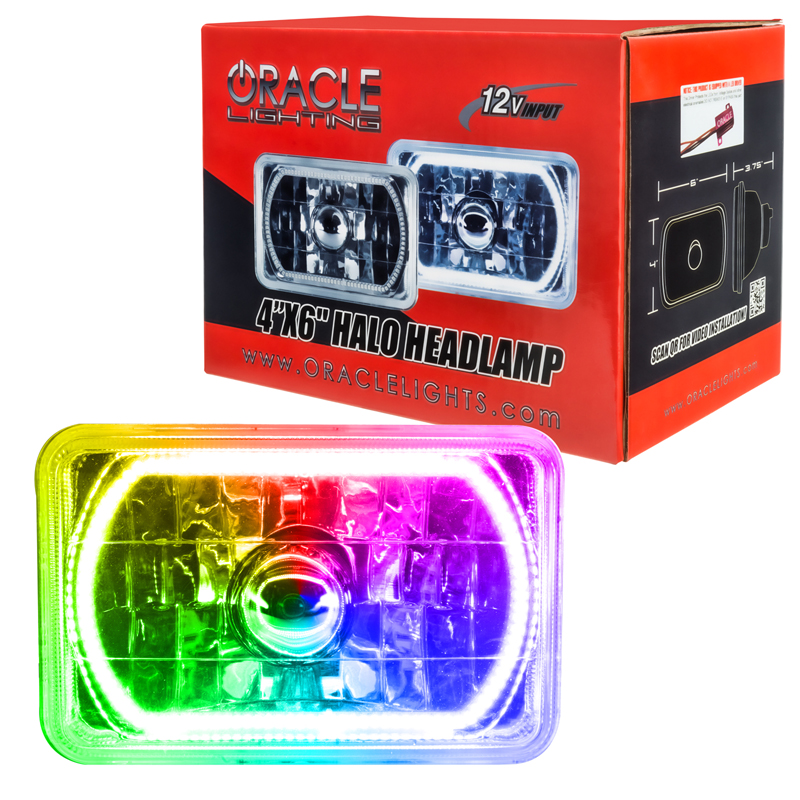 Oracle | Pre-Installed Lights 4x6 in. Sealed Beam, ColorSHIFT