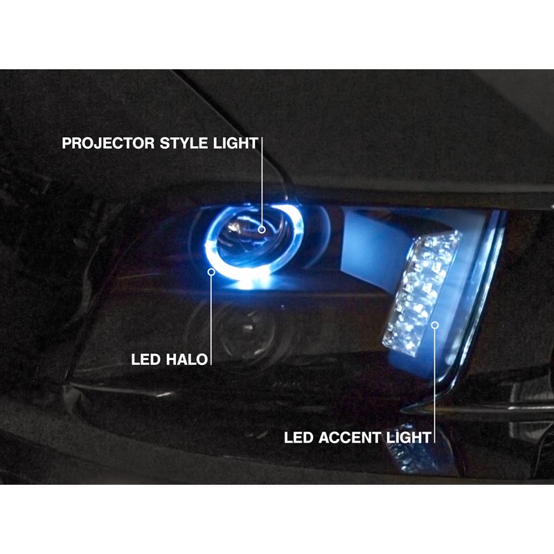 Raxiom | LED Halo Projector Headlights - Mustang 2005-2009 Raxiom Headlights