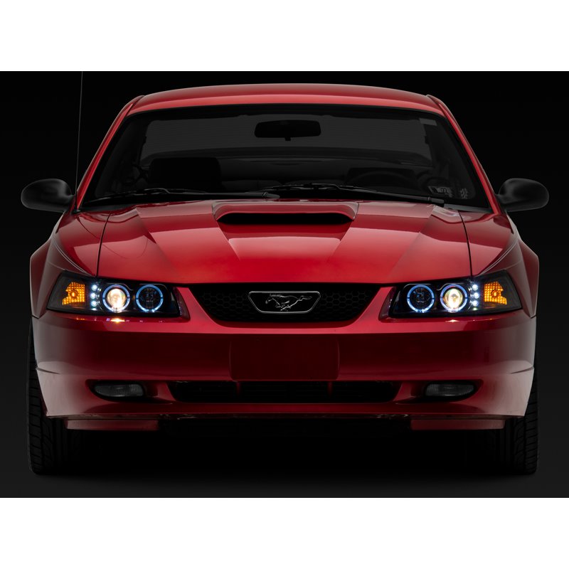 Raxiom | Dual LED Halo Projector Headlights - Mustang 1999-2004 Raxiom Headlights