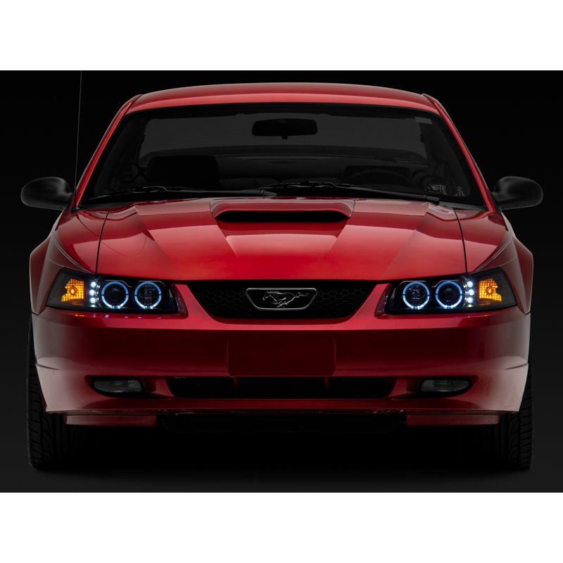 Raxiom | Dual LED Halo Projector Headlights - Mustang 1999-2004 Raxiom Headlights