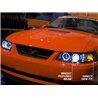 Raxiom | Dual LED Halo Projector Headlights - Mustang 1999-2004 Raxiom Headlights