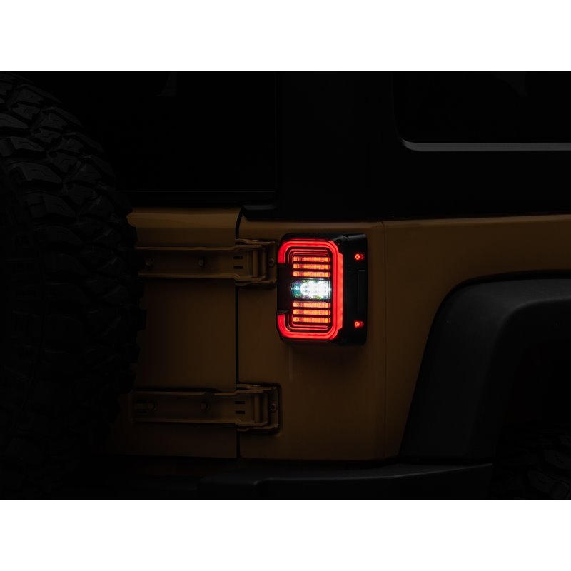 Raxiom | Axial Series LED Halo Tail Lights - Wrangler (JK) 2007-2018 Raxiom Tail Lights