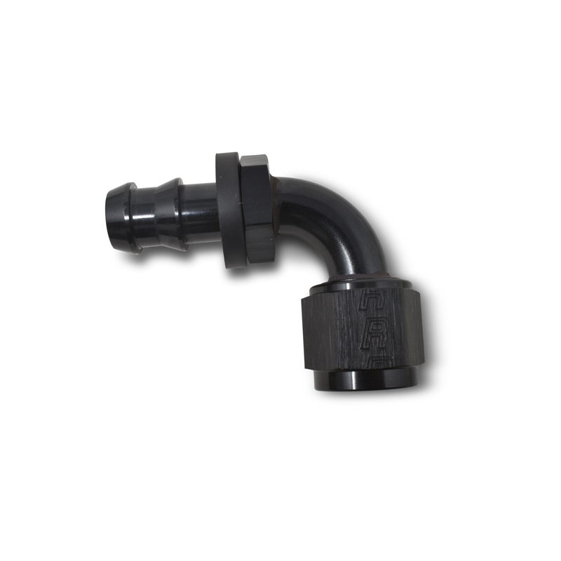 Russell | 6AN Twist-Lok 90 Degree Hose Ends With Black Finish