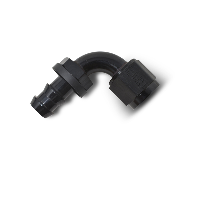 Russell | 6AN Twist-Lok 90 Degree Hose Ends With Black Finish