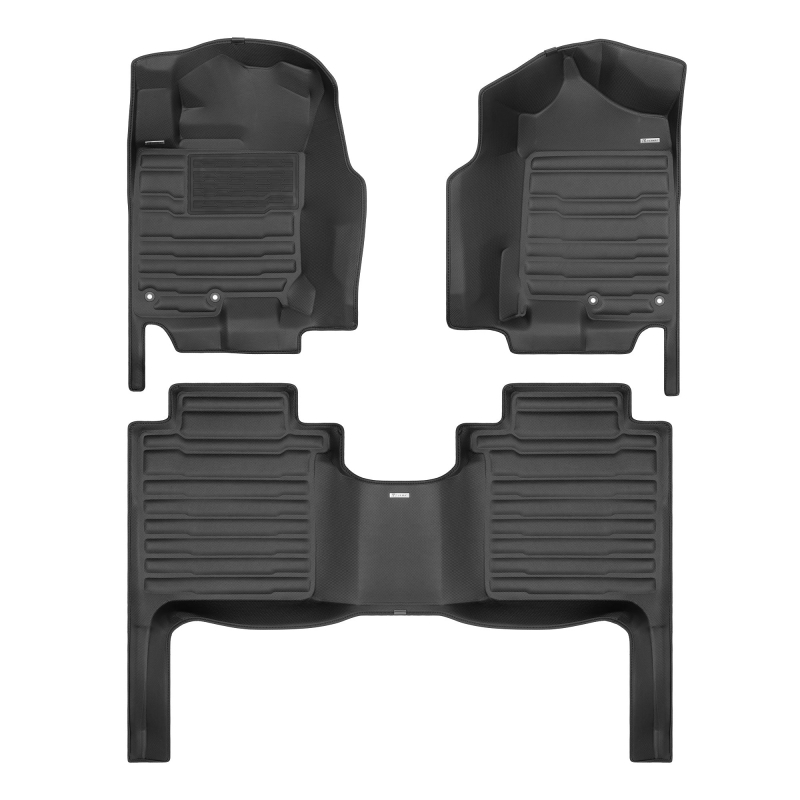 TuxMat | Tapis Protecteurs (1ère & 2e Rangée) - Titan Crew Cab 2016-2021 TuxMat Tapis Protecteur