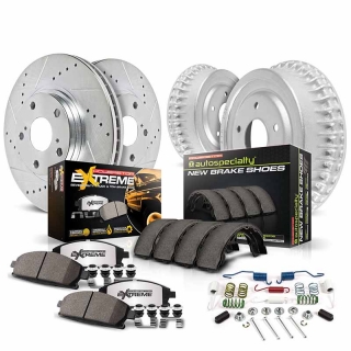 PowerStop | Z36 Severe-Duty Disc/Drum Brake Kit - Front & Rear - Silverado / Sierra 1500 / Classic / 2005-2007 PowerStop Brak...