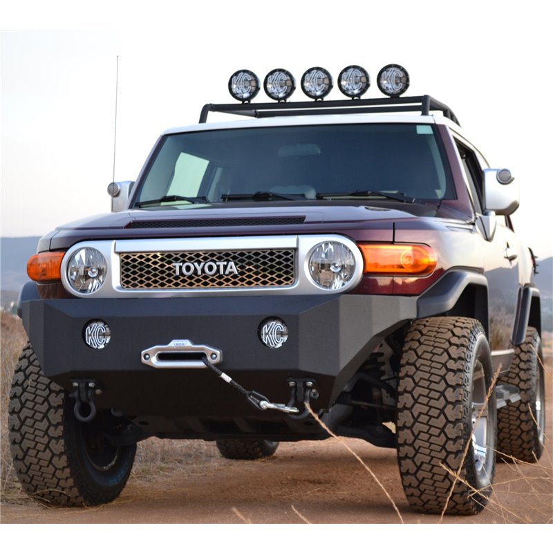 Body Armor | HiLine Front Winch Bumper - FJ Cruiser 4.0L 2007-2014 Body Armor Off-Road Bumpers