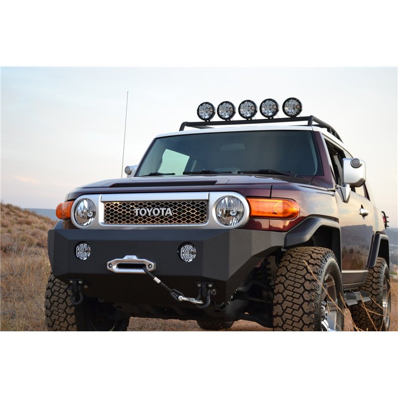 Body Armor | HiLine Front Winch Bumper - FJ Cruiser 4.0L 2007-2014 Body Armor Off-Road Bumpers