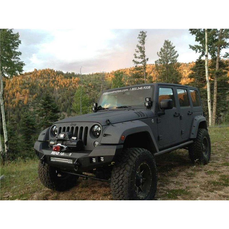 Road Armor | Stealth Winch Front Bumper - Wrangler (JK) 3.6L / 3.8L 2007-2017