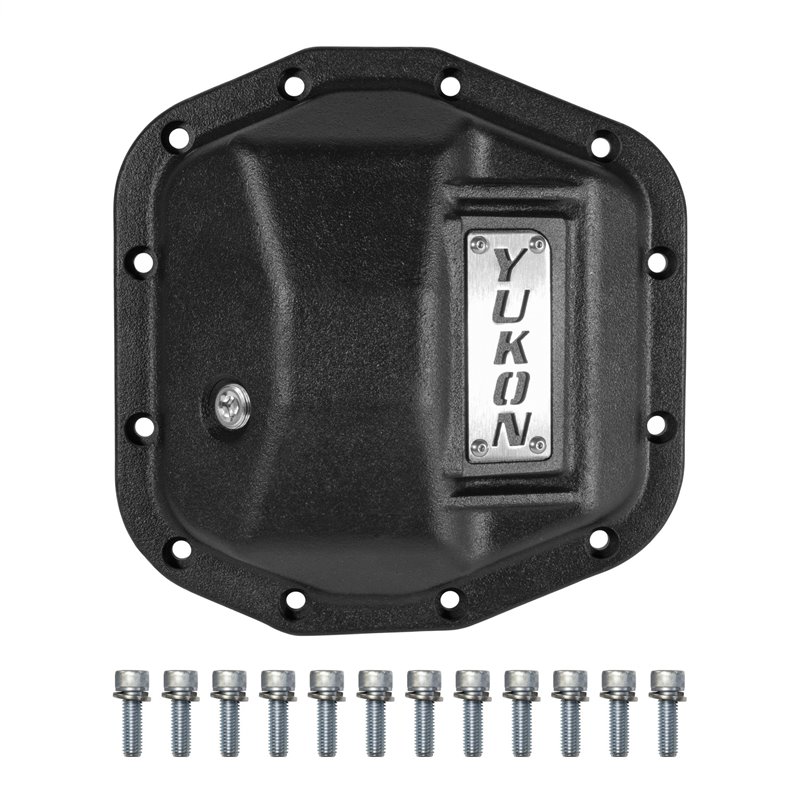 Yukon Gear & Axle | Yukon Hardcore Front Nodular Iron Cover for Jeep Wrangler JL Dana 44 Front Yukon Gear & Axle Differentials