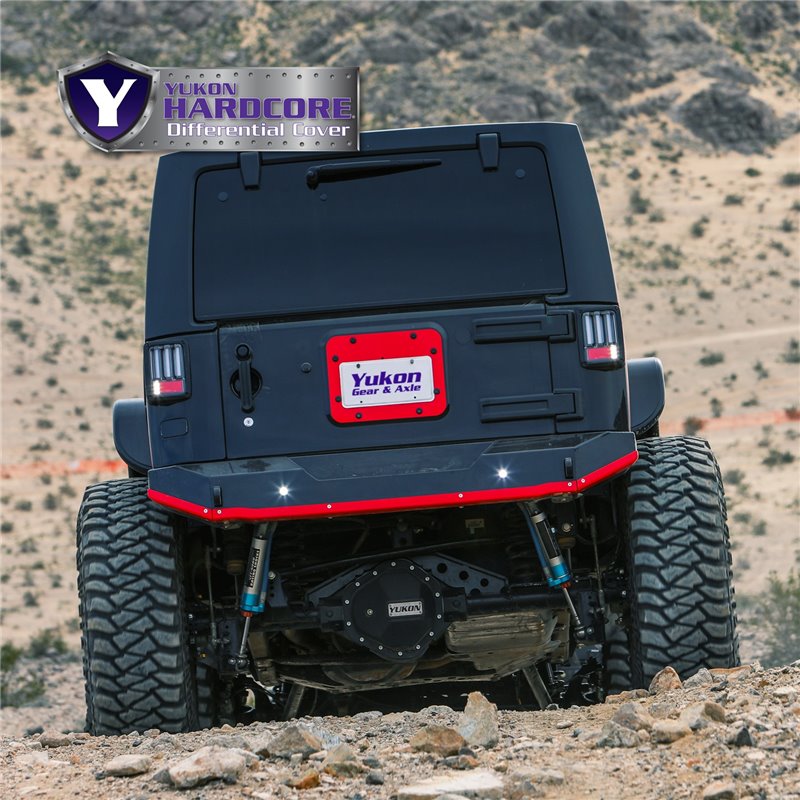 Yukon Gear & Axle | Yukon Hardcore Rear Nodular Iron Cover for Jeep Wrangler JL Dana 44 Rear Yukon Gear & Axle Differentials