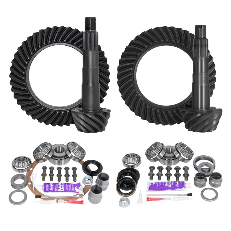 Yukon Gear & Axle | Ring/Pinion Gear Kit Package Front/Rear with Install Kits-Toyota 8in./8IFS Yukon Gear & Axle Differentials