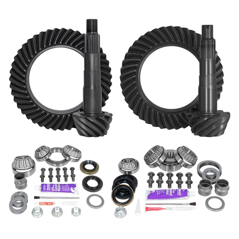 Yukon Gear & Axle | Ring/Pinion Gear Kit Package Front/Rear with Install Kits-Toyota 8in./8in.IFS
