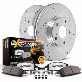 PowerStop | Z36 Severe-Duty Disc Brake Pad & Rotor Kit - Front - S60 / S80 / V60 / XC70 2008-2018 PowerStop Brake Kits