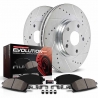 PowerStop | Z23 Evolution Sport Performance Disc Brake Pad & Rotor Kit - Ranger / B4000 SE 2000-2002 PowerStop Brake Kits