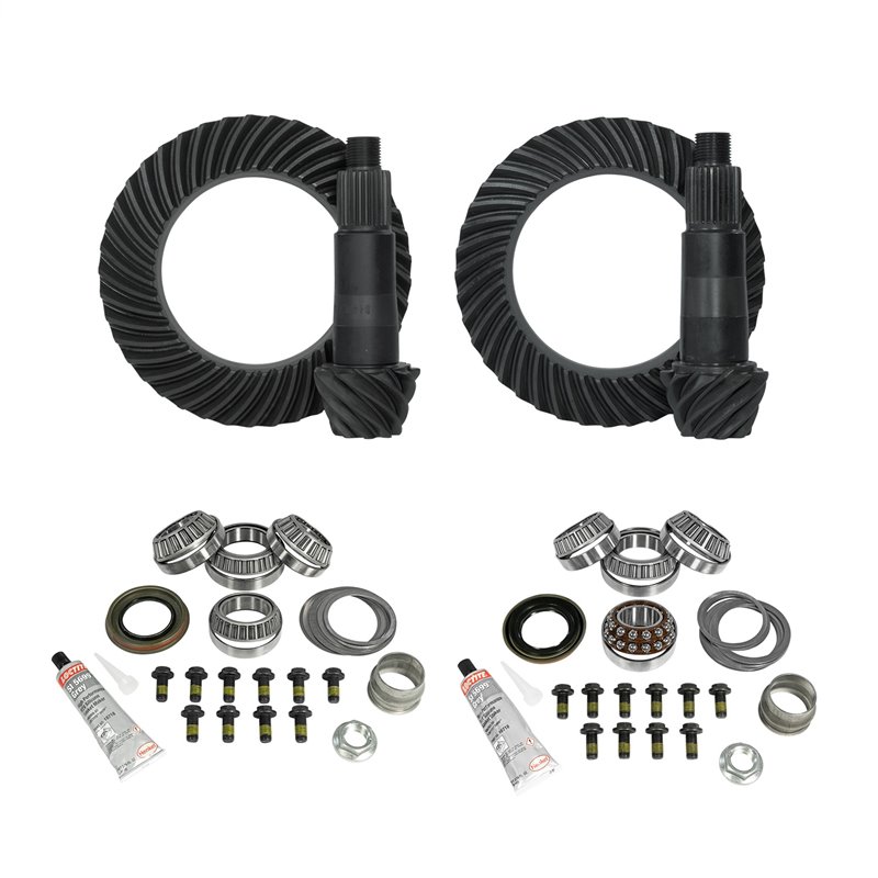Yukon Gear & Axle | Yukon Gear/Kit Package for JL/JT Rubicon; D44 Rear/D44 Front; 4.56 Gear Yukon Gear & Axle Differentials