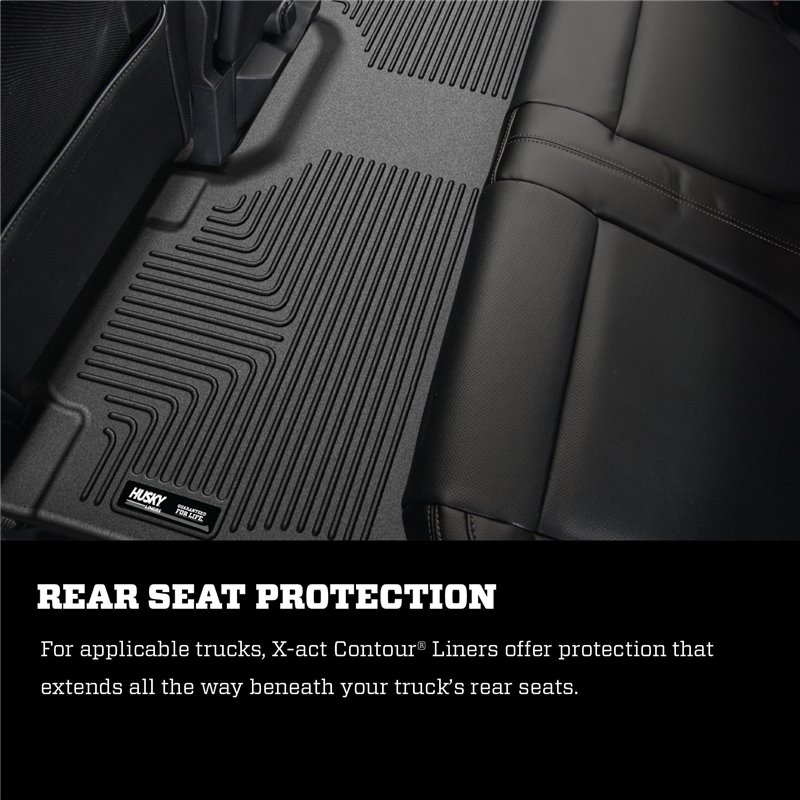 Husky Liners | 2nd Seat Floor Liner (Full Coverage) - Rear - Tundra 3.5T 2022-2023 Husky Liners Floor Mats