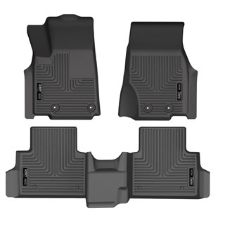 Husky Liners | Front/2nd Seat Floor Liners - Avant & Arrière - Grand Cherokee / Grand Cherokee L 3.6L / 5.7L 2021-2023