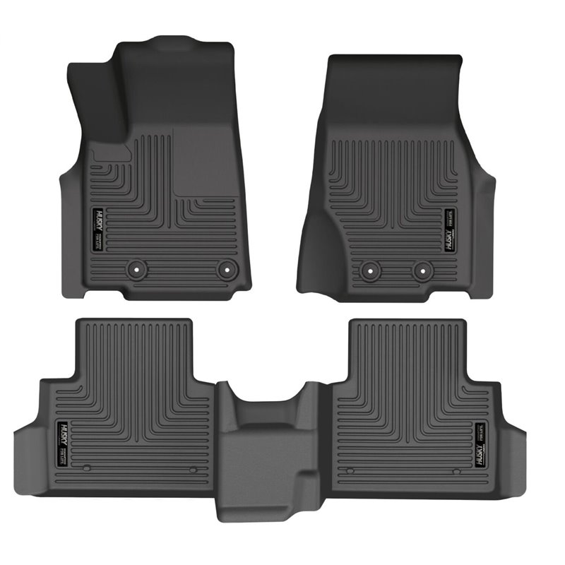 Husky Liners | Front/2nd Seat Floor Liners - Avant & Arrière - Grand Cherokee / Grand Cherokee L 3.6L / 5.7L 2021-2023