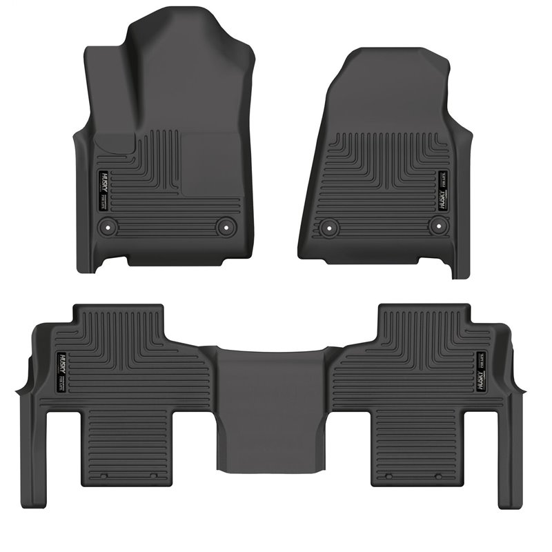 Husky Liners | Front/2nd Seat Floor Liners - Avant & Arrière - Grand Wagoneer / Wagoneer 2022-2023