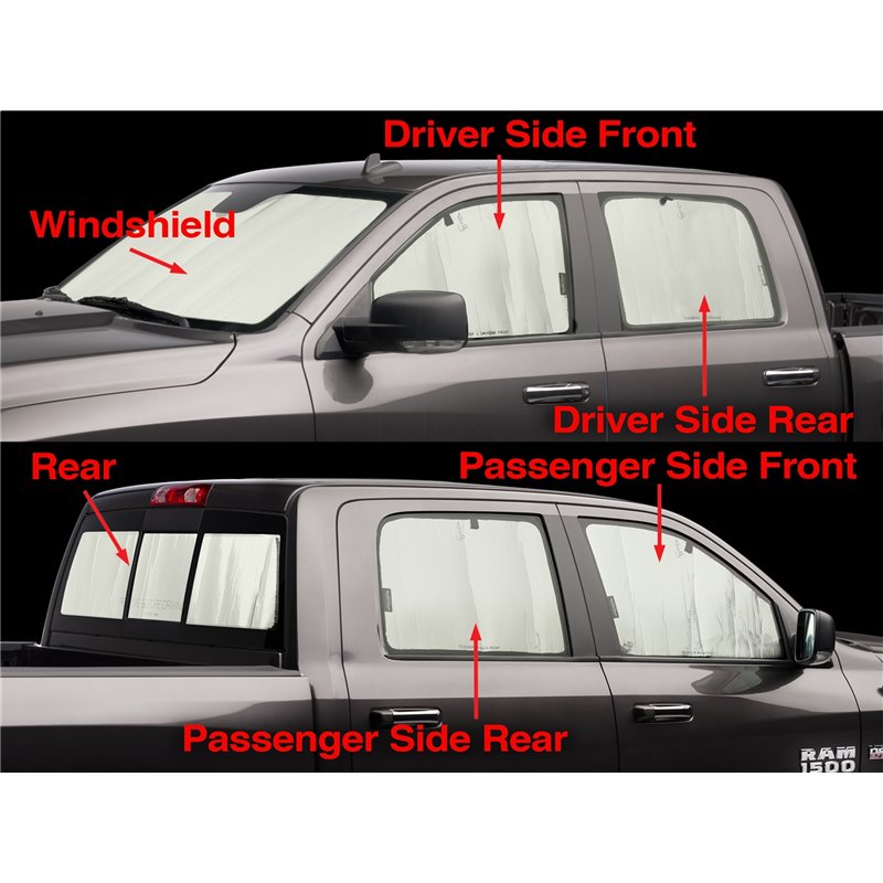 WeatherTech | WeatherTech® SunShade Full Vehicle Kit - Ram 1500 / Classic / 2500 / 3500 2009-2022