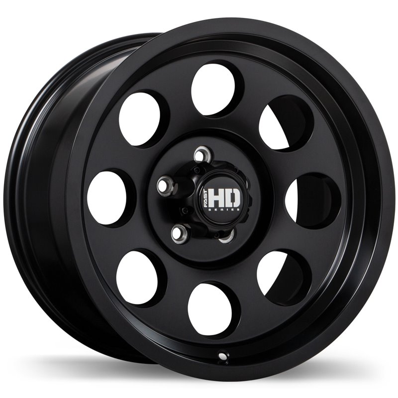Fast HD | Detour ET0 - Satin Black Fast HD Custom Wheels