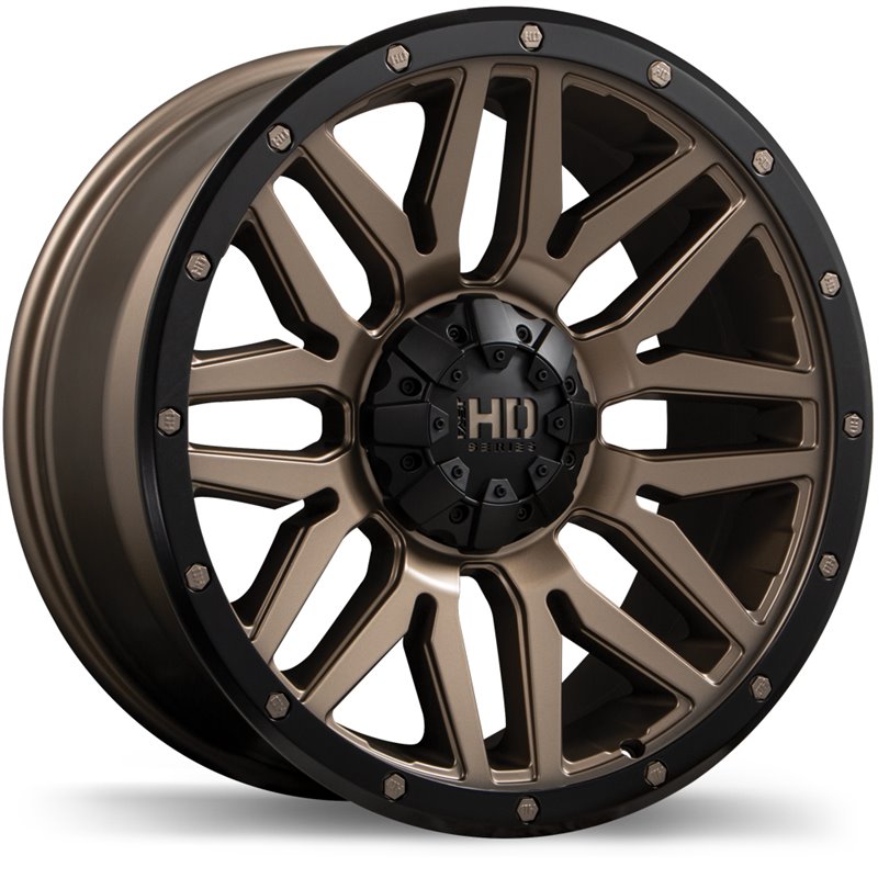 Fast HD | Menace ET15 - Satin Bronze with Black Trim Fast HD Custom Wheels