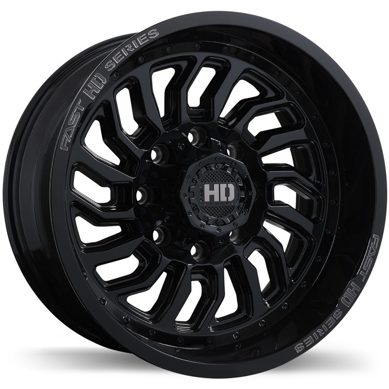 Fast HD | D-STRUCT ET-15 (Winter) - Noir lustré avec fraisage gris